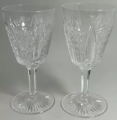 Buy Antique Cut Glass Wine Glasses Circa 1900 Height 11.4cm • 25£