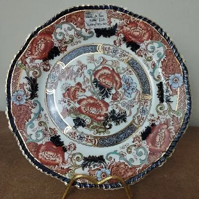 Buy Antique C.1900, Wood & Son, Royal Semi Porcelain 'Verona' Pattern 25.5cm Plate • 11.95£