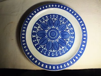 Buy Midwinter Stonehenge Blue Dahlia Vintage 10.5 Inch Plate. • 7.99£