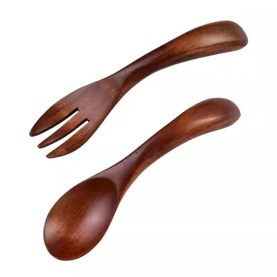 Buy Children Wood Servewares Kids Dinnerware Children Eating Tools Sugar Spoon • 6.77£