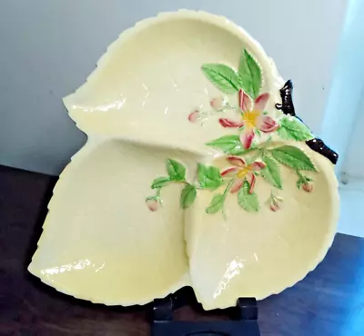 Buy Vintage Carlton Ware Australian Design Three Compartment Leaf Shaped Dish • 7£