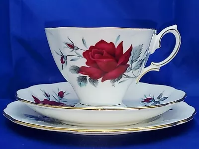 Buy VINTAGE 1950's ROYAL ALBERT BONE CHINA ' SWEET ROMANCE ' TEA TRIO Lot 2 • 19.99£