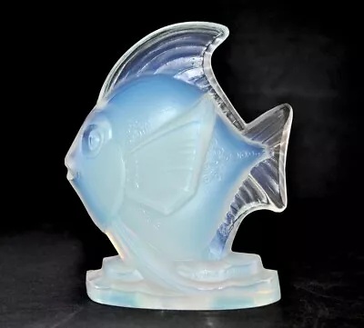 Buy Sabino France Opalescent Art Glass Angel Fish  POISSON SAINT YVES   4 1/2  W/Tag • 88.69£