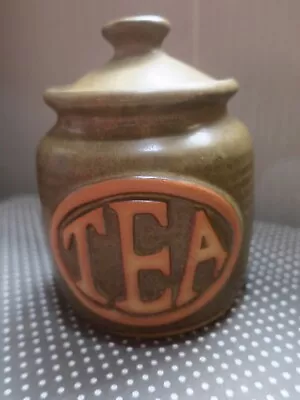 Buy 1970s Pottery Large Tea Jar /  Canister - ? Tremar /Charmouth Pottery • 2.50£