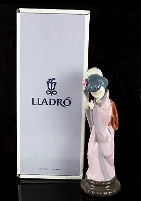 Buy Lladro 'timid' Geisha Girl Figure Model 4990, Boxed • 40£