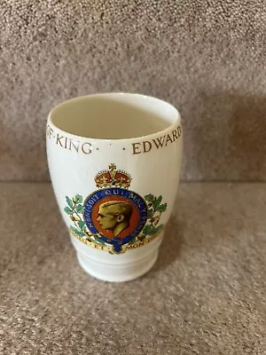 Buy Edward VIII Vintage 1937 Coronation Ceramic Pottery Beaker • 10£