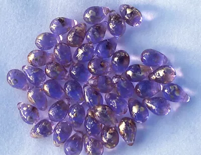 Buy Preciosa Press Beads Teardrop Beads 6x9 Mm 40pieces/bag • 6.45£