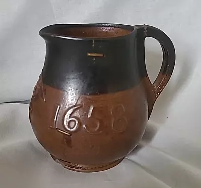 Buy Watson & Co Salisbury RSM 1658 11cm Staple Repaired Pottery Jug Salisbury Gill. • 20£