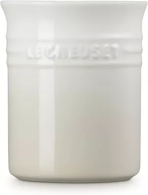 Buy Le Creuset Stoneware Small Utensil Jar, 1.1 Litres, Meringue, 71501117160001 • 23.68£