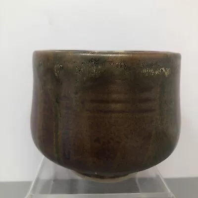 Buy CHAWAN /vase Tenmoku Glaze Unmarked / Unknown Potter #1641 • 25£