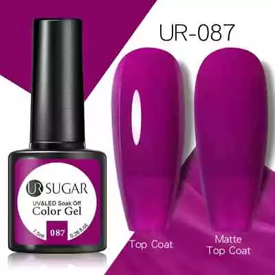 Buy Nail Gel Polish Colours UR Sugar Base Top Coat Soak Off UV LED Colour Varnish UK • 3.95£