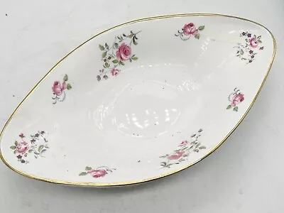 Buy Vintage Sutherland Hm Bone China Pink Rose Floral Small Serving Bowl • 18.99£