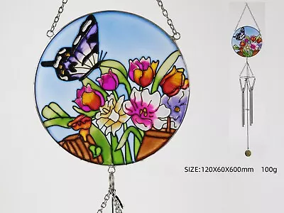 Buy Stained Glass Window Hangings Sunflower - New • 28£