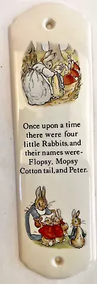 Buy Wedgwood Of Etruria Barlaston Beatrix Potter Peter Rabbit Hanging Wall Plague • 18.67£