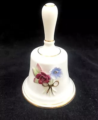 Buy Camelot Fine Bone China Bell 3D Flowers Made In England 4 Inch • 4.99£