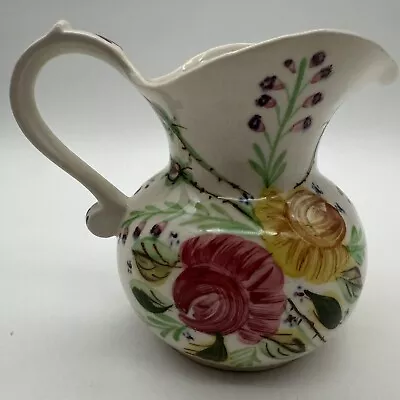 Buy Blue Ridge Hand Painted Southern Potteries SALLY Pitcher Vintage Made In U.S.A. • 24.22£