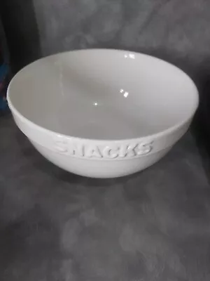 Buy FP Home White Ceramic SNACK Serving Bowl 10 Inch Portuguese Portugal  • 19£