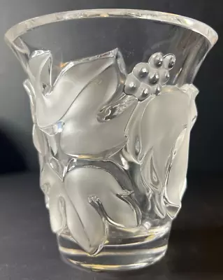 Buy Lalique Frosted Grape Vase 1 Of My 400+ Lalique Listings • 185.45£
