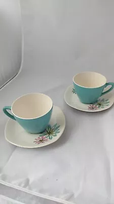 Buy Two Midwinter England Cup And Saucer Sets • 8.50£