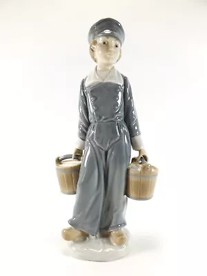 Buy Lladro Figurine Called  Dutch Boy With Milk Pails  Item Number 4811  Ref1217/2 • 0.99£