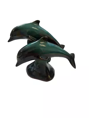 Buy Blue Mountain Pottery 2 Dolphins Figurine Bmp • 9.99£