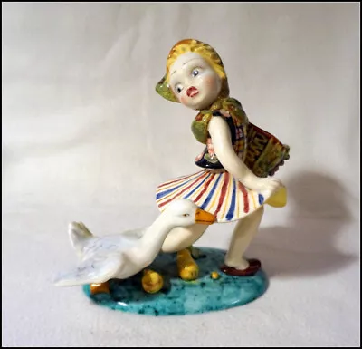 Buy Vintage Italian Pottery Figurine MICA #125 Hand Painted Circa 1930s #D011 • 55.91£
