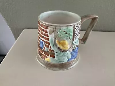 Buy Vintage HJ WOOD BURSLEM Pottery Hand Painted Tankard / Mug - Pub Scene • 5.99£