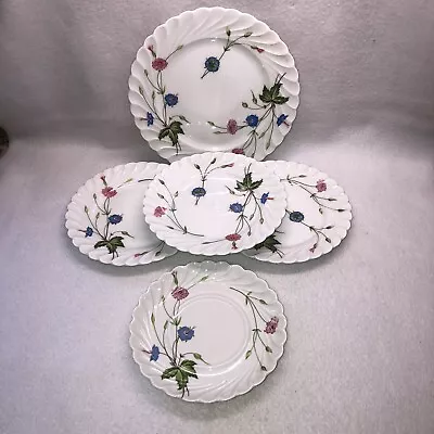 Buy Haviland Limoges Florence Plates 1 Salad 1 Saucer 3 Bread Butter Vintage Floral • 37.27£