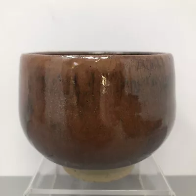 Buy CHAWAN /vase Tenmoku Glaze Unmarked / Unknown Potter #1640 • 25£