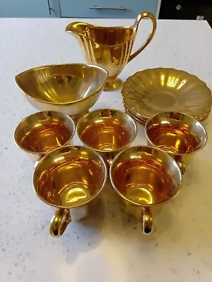 Buy Vintage/period Small Gold Tea Set Royal Winton Grimwades England And Wade • 16£