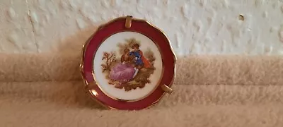 Buy Meissner Limoges France Miniature China Decorative Souvenir Plate With Stand • 5£