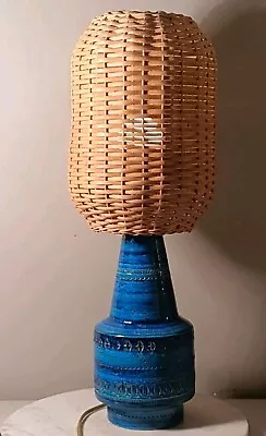 Buy ❤️ Fabulous Mid Century 1950s Bitossi Vintage Studio Pottery Lamp & Shade ❤️ • 295£