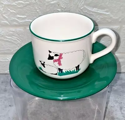 Buy Hornsea Pottery England The Farmyard Collection Sheep Lamb Cup & Saucer • 9.95£