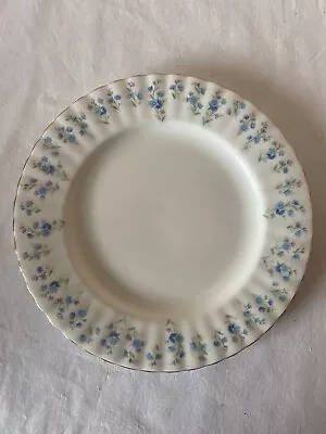 Buy Royal Albert Vintage China Bread Plate, Blue Flower Design,   Memory Lane  • 4£