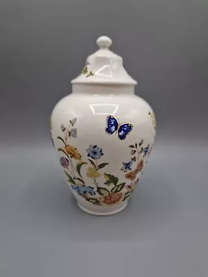 Buy Ginger Jar & Lid Aynsley Cottage Garden Vintage Fine Bone China  • 15£