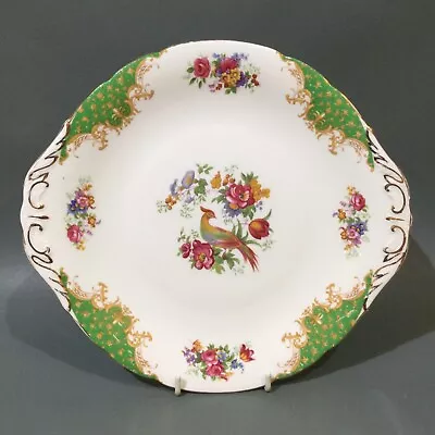 Buy Paragon Bone China “ Rockingham Green “ Cake Plate • 9.95£