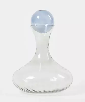 Buy Brand New - Oliver Bonas Glass Decanter With Stopper (Flor Blue) £32.50 RRP • 15£