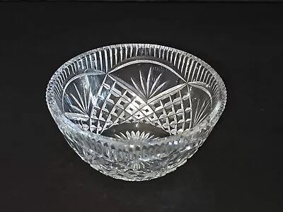 Buy Vtg 5-3/4  Round Bowl, Signed Heritage Irish Crystal Glass Leaded Ireland  • 15.80£