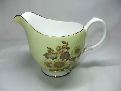 Buy Royal Sutherland Milk Jug Sunflower Themed Bone China Vintage • 4.99£