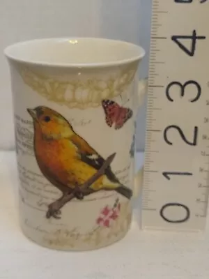 Buy Beautiful Kent Pottery Birds And Butterflies Coffee Or Teacup • 9.32£