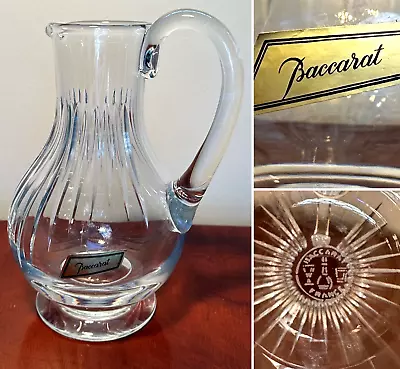 Buy New W/Label BACCARAT CRYSTAL Massena 40 Oz. Cocktail Water Pitcher 9  FRANCE • 349.47£