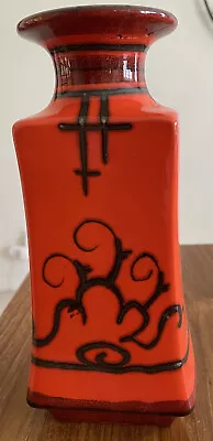 Buy Vintage Gouda Tokio Vase - Burnt Orange 9 Inches • 5£