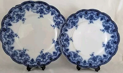 Buy 2 Associated Antique W H Grindley & Co , Woodville Pattern Plates • 9.99£