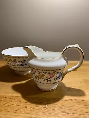 Buy Beautiful Copelands Grosvenor China England Cream Jug & Sugar Bowl • 12.50£