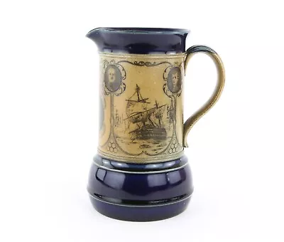 Buy Royal Doulton, Nelson And His Captains, Stoneware Commemorative Jug Vase X6436 • 150£