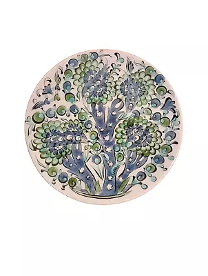 Buy Vintage Handmade Ikaros Pottery In Rhodes, Greece 8.5” Wall Plate A-500 • 91.33£