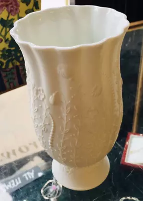 Buy Vintage Kaiser White Bisque Porcelain  Vase Matte W Germany 7inch High • 19.99£