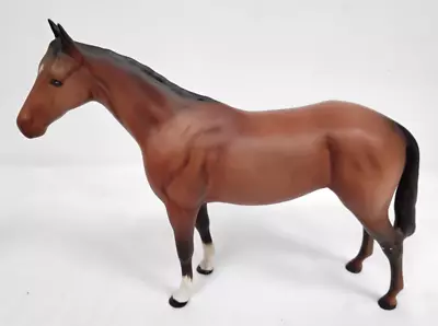 Buy Royal Doulton Racehorse Bois Roussel Brown Matt Model (af) - G52 • 22£
