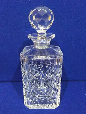 Buy Crystal Glass Hand Cut Square Spirit Decanter • 24.95£