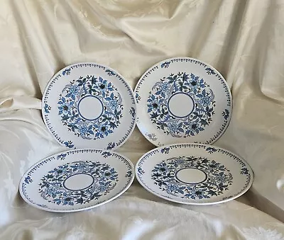 Buy Vintage Noritake - Blue Moon Dinner Plates  #9022 -  10 1/2  - Set Of 4 • 37.23£